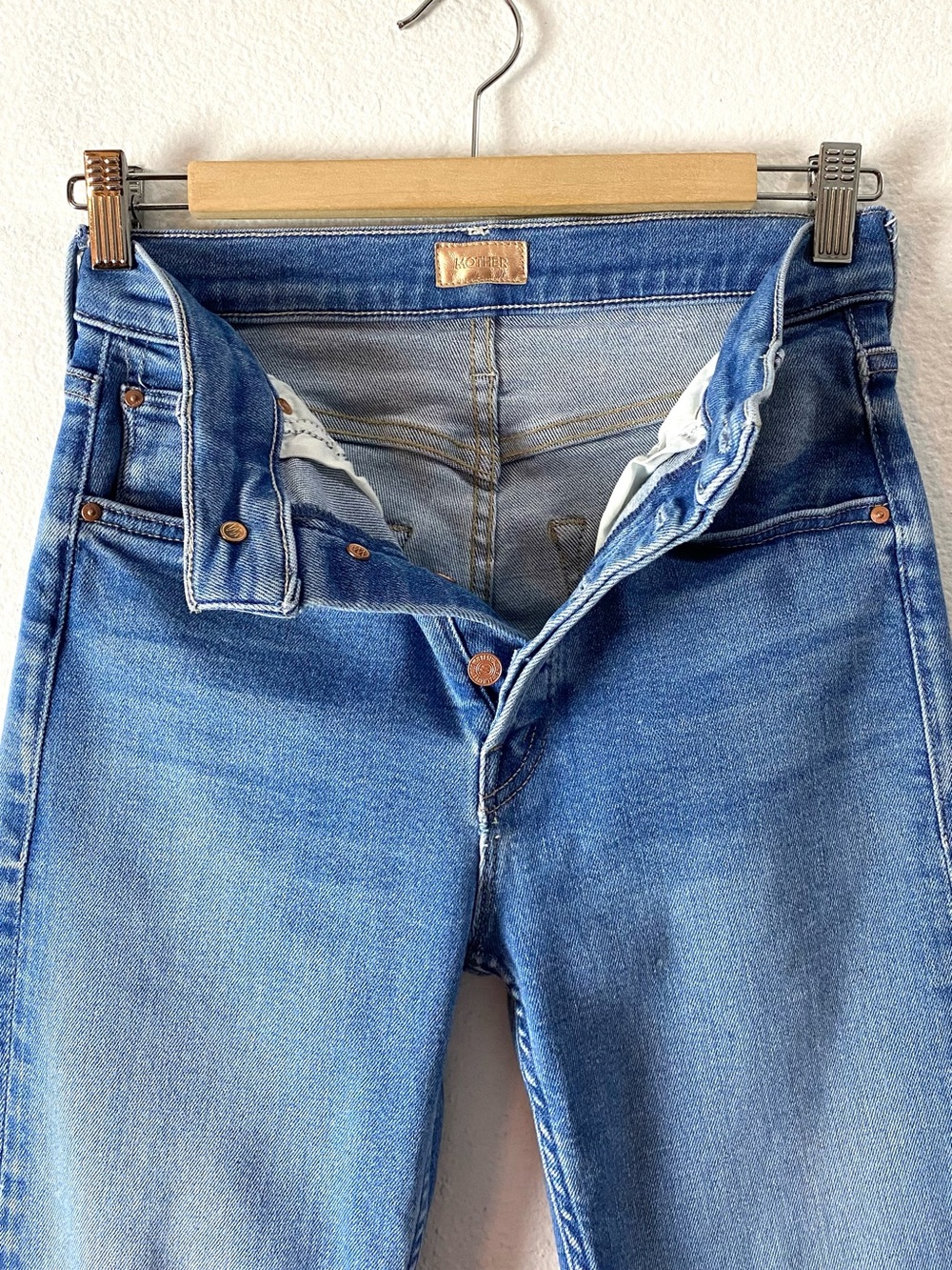 MOTHER  Tomcat Ankle Jeans Straight Leg Size 25 Piece by Piece - Picture 9 of 16